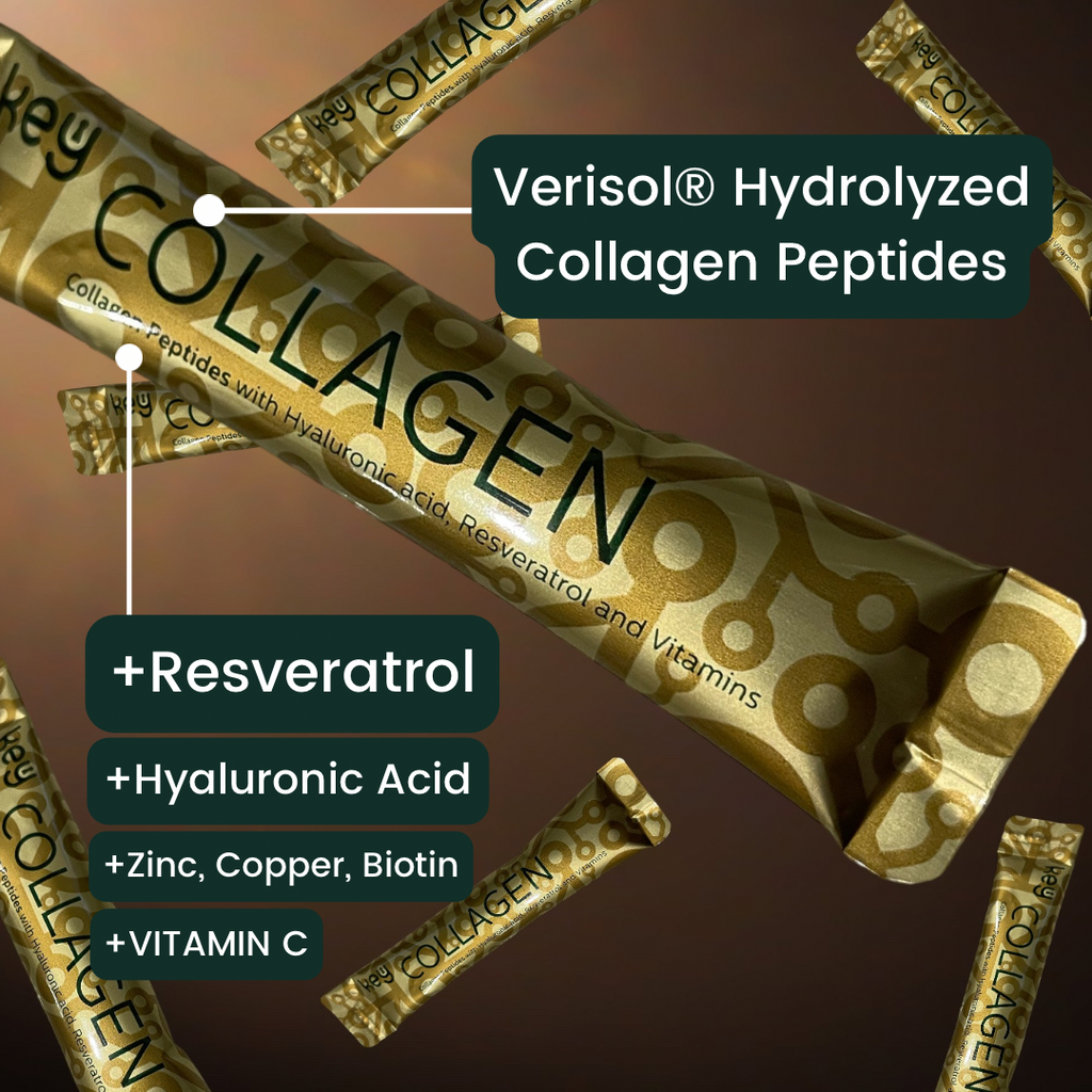 VERISOL collagen sachets with hyaluronic acid and resveratrol