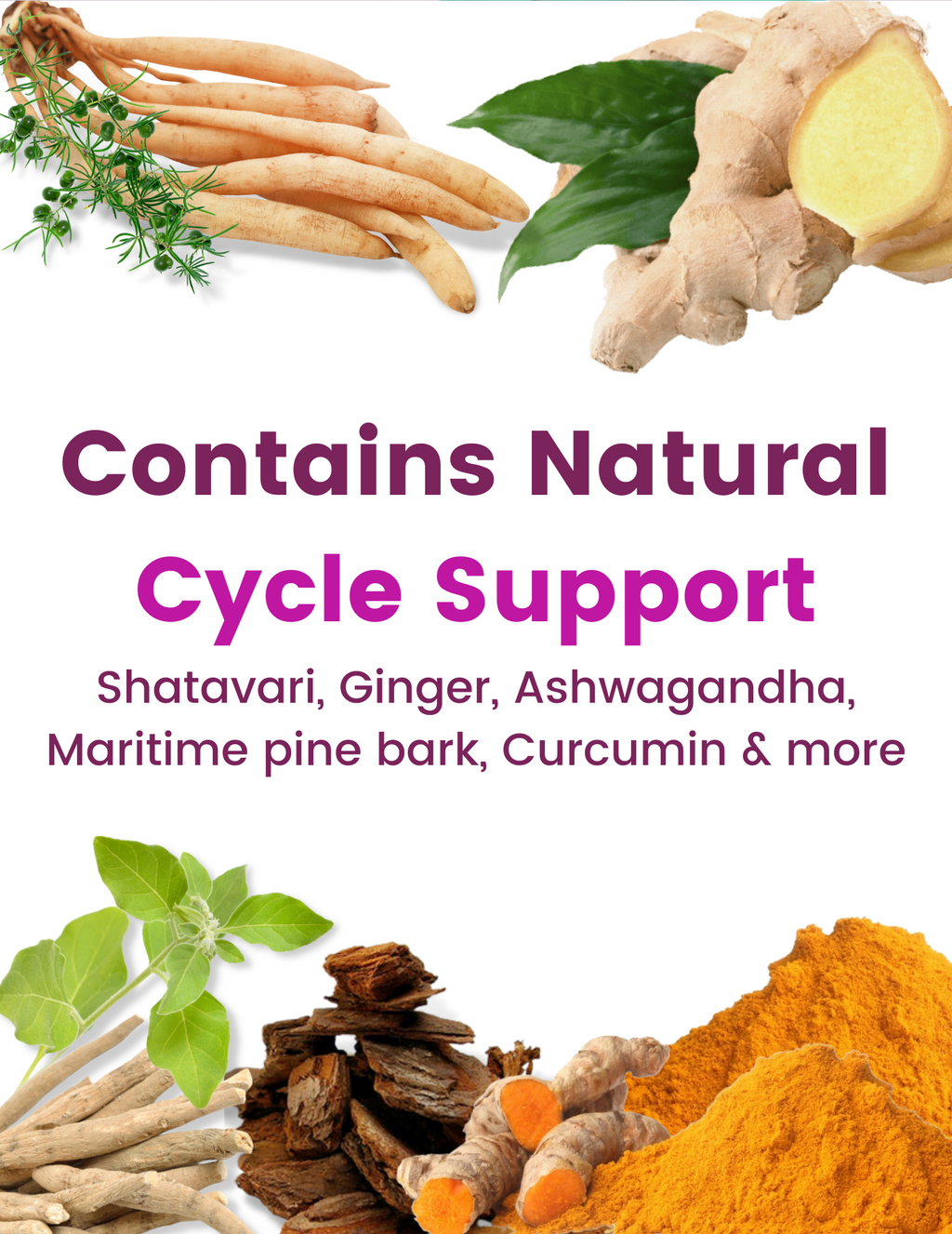 Dual-tablet menstrual supplement - Contains Natural Cycle Support