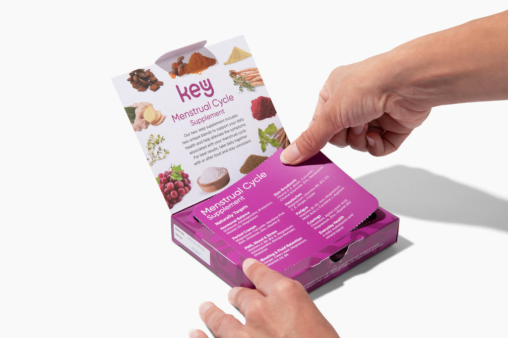 Women’s menstrual wellness supplement for mood, energy and cycle support