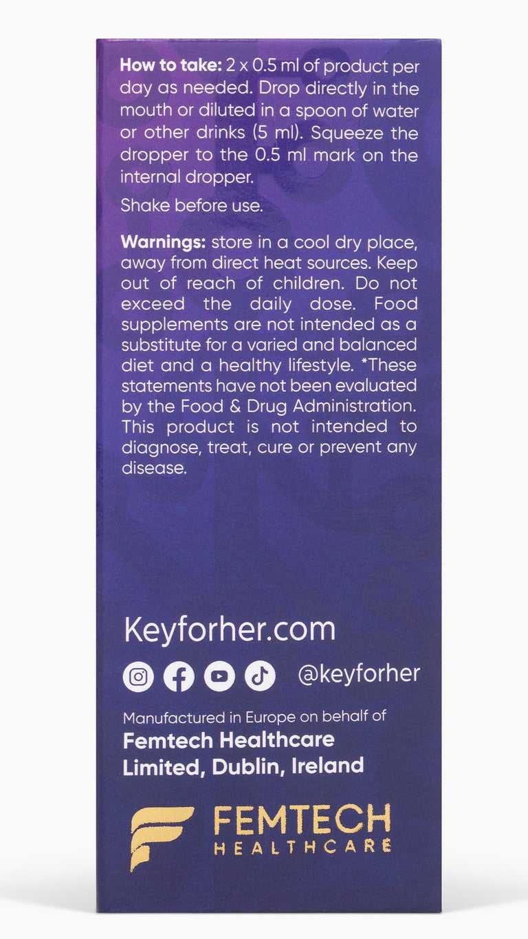 Fast-absorbing Key Zen drops for calm focus and balanced mood